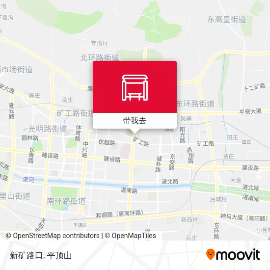 新矿路口地图