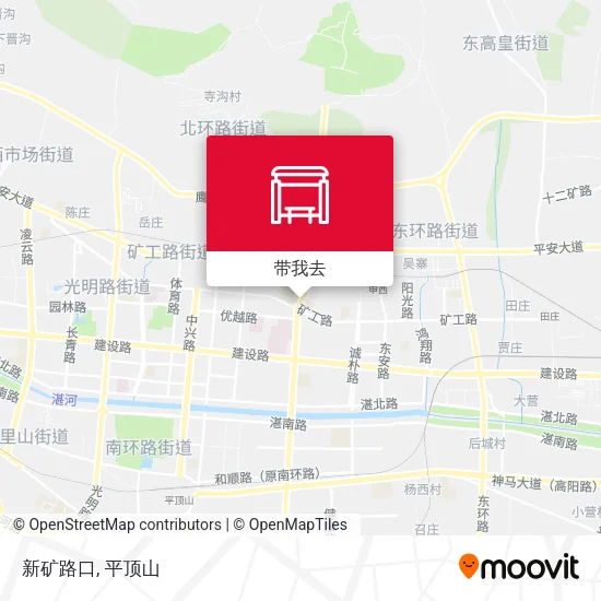 新矿路口地图
