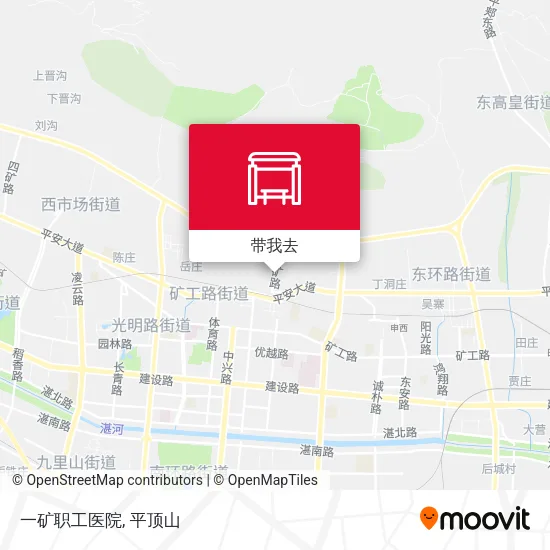 一矿职工医院地图