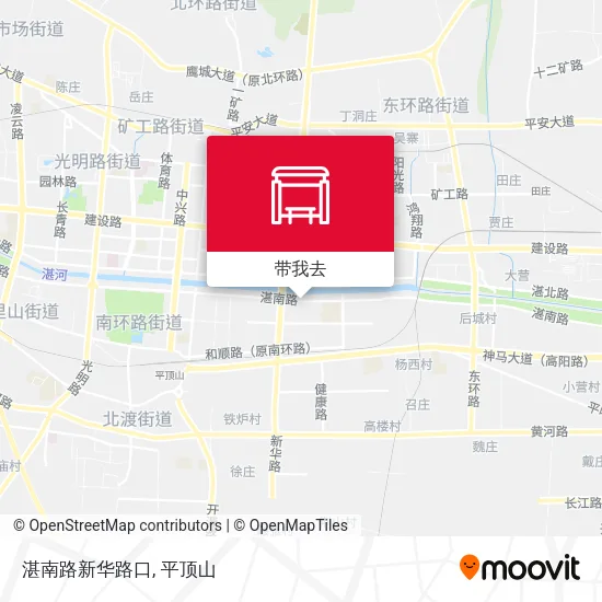 湛南路新华路口地图