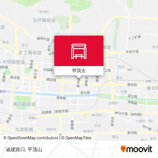 诚建路口地图