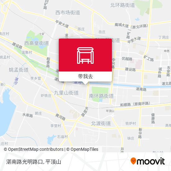 湛南路光明路口地图