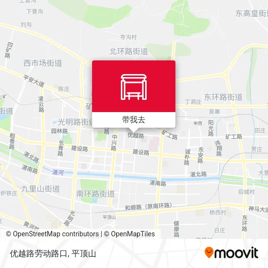 优越路劳动路口地图
