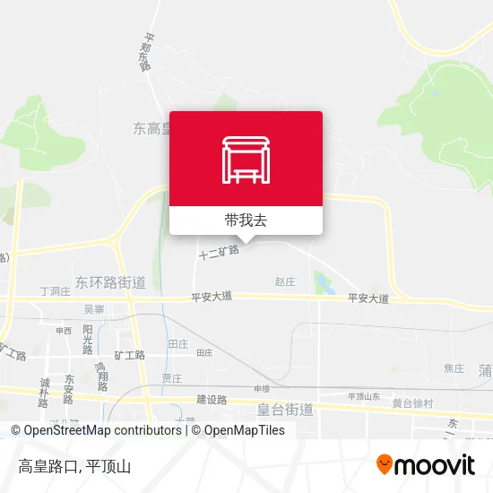 高皇路口地图