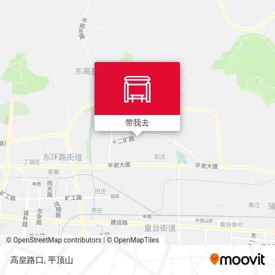 高皇路口地图