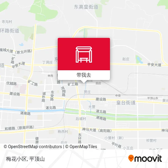 梅花小区地图
