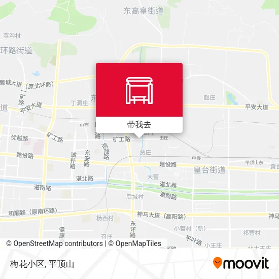 梅花小区地图