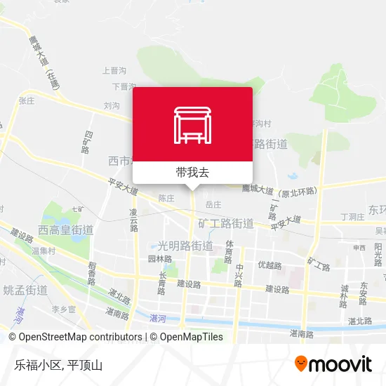 乐福小区地图