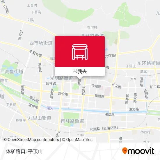 体矿路口地图