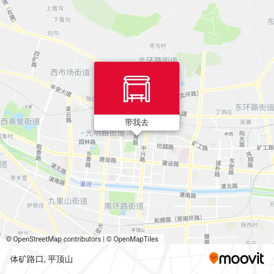 体矿路口地图