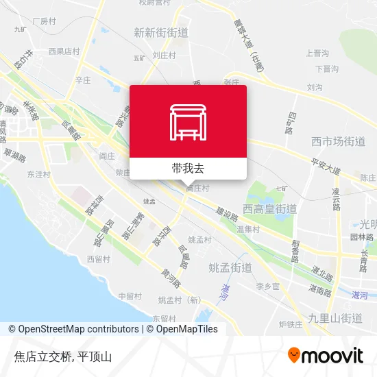 焦店立交桥地图