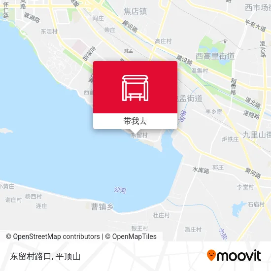 东留村路口地图