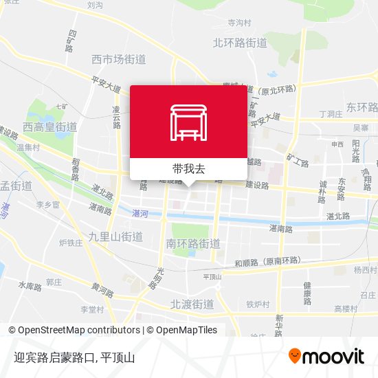 迎宾路启蒙路口地图