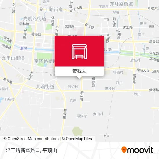 轻工路新华路口地图