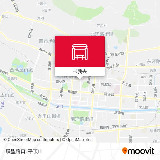 联盟路口地图