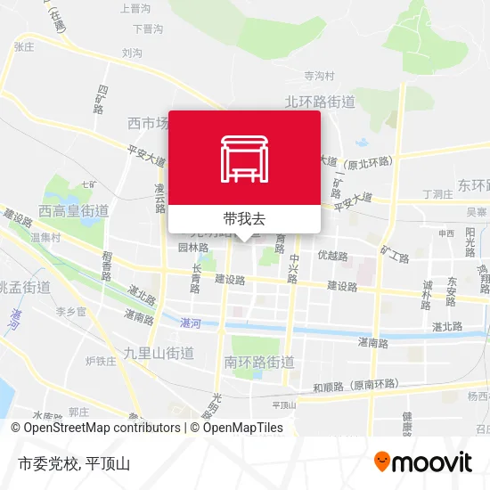 市委党校地图