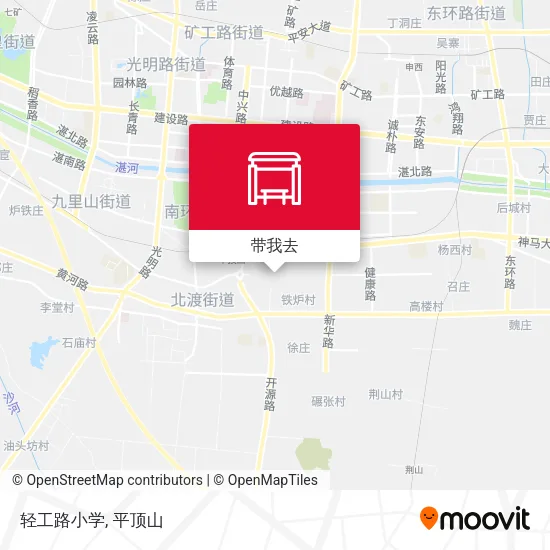 轻工路小学地图