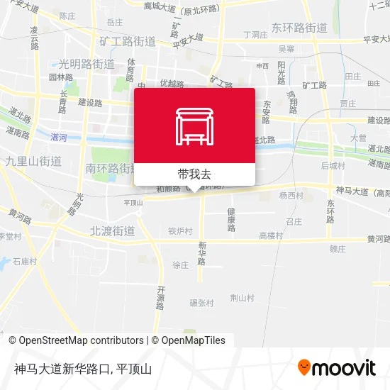 神马大道新华路口地图
