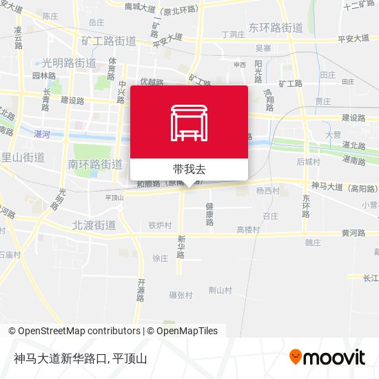 神马大道新华路口地图