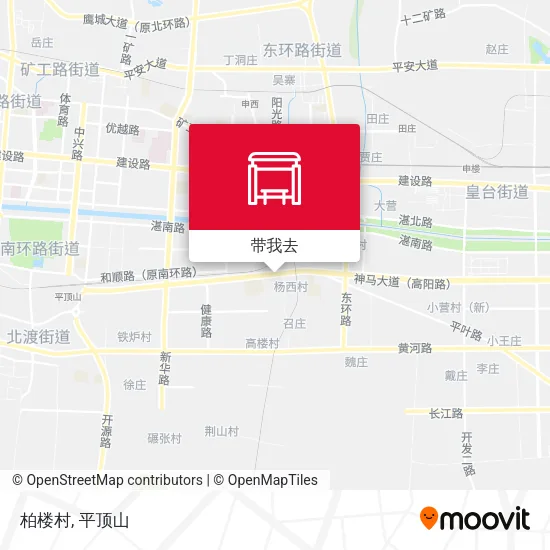 柏楼村地图