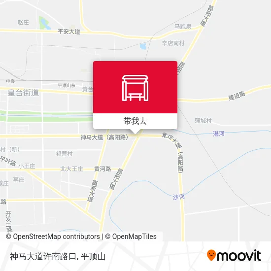 神马大道许南路口地图