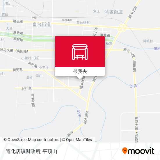 遵化店镇财政所地图