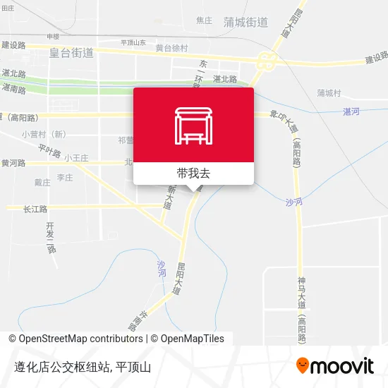 遵化店公交枢纽站地图