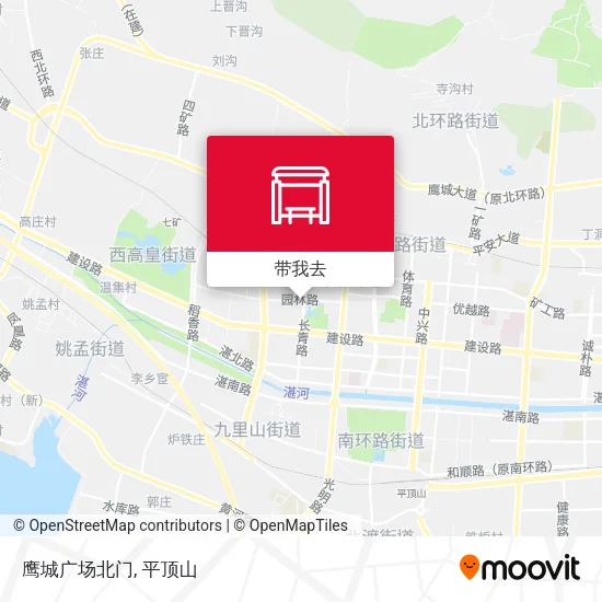 鹰城广场北门地图