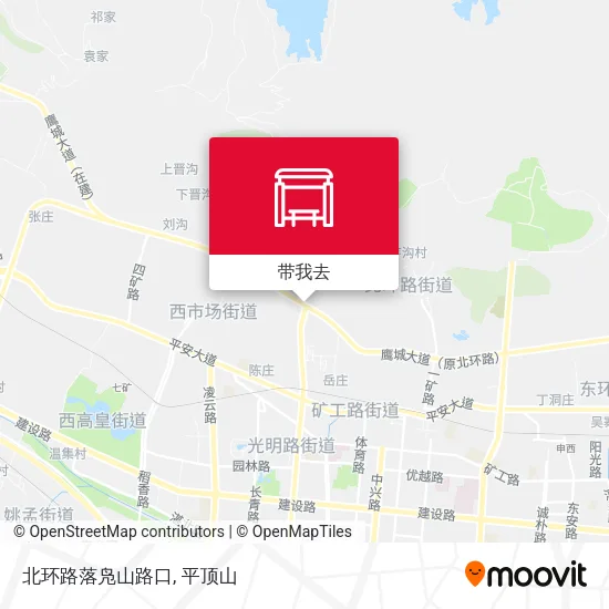 北环路落凫山路口地图