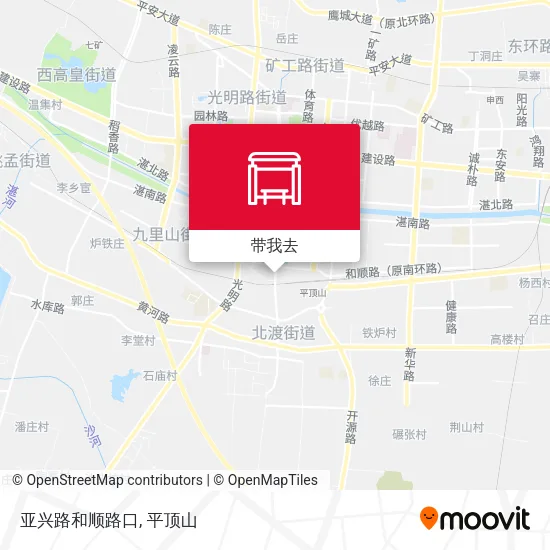 亚兴路和顺路口地图