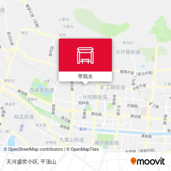天河盛世小区地图