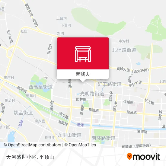 天河盛世小区地图