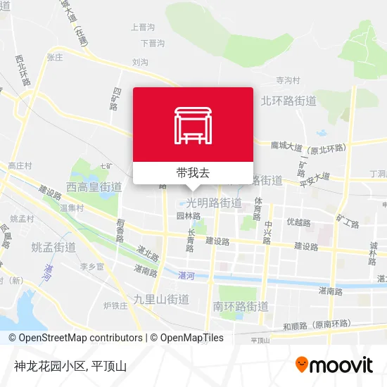 神龙花园小区地图
