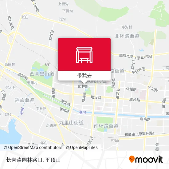 长青路园林路口地图