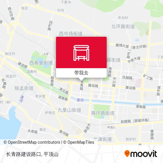 长青路建设路口地图