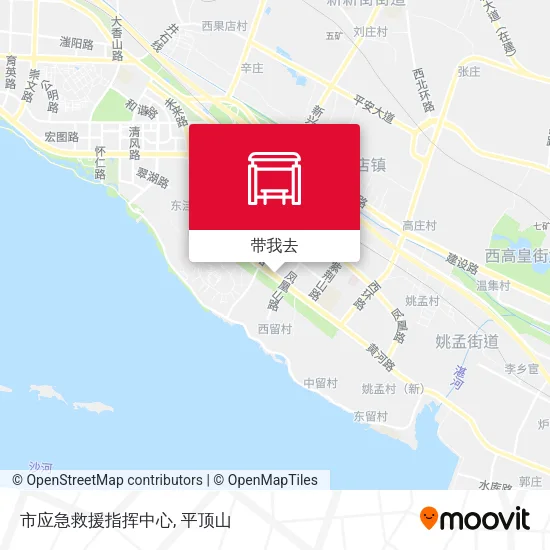 市应急救援指挥中心地图
