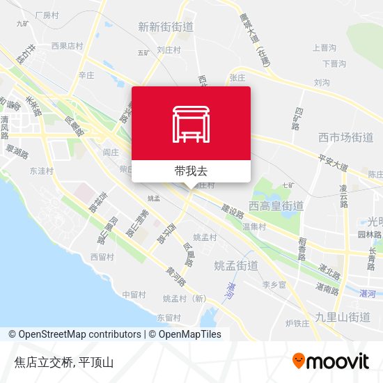 焦店立交桥地图