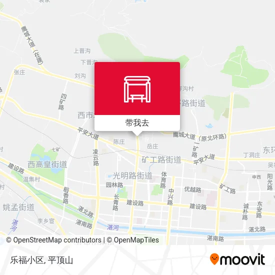 乐福小区地图