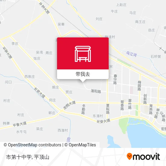 市第十中学地图