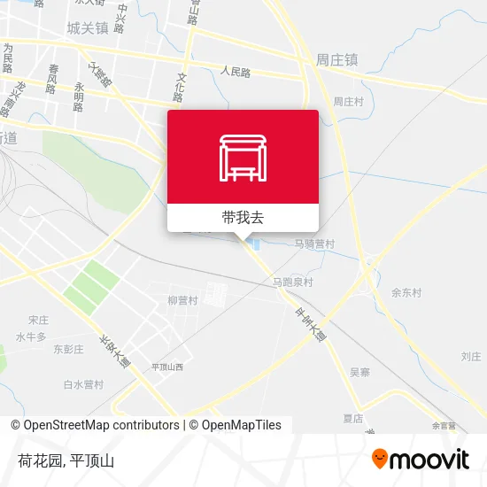 荷花园地图