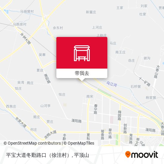 平宝大道冬勤路口（徐洼村）地图