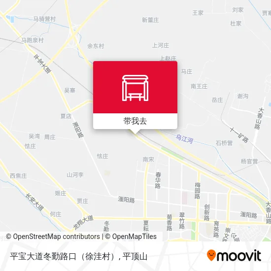 平宝大道冬勤路口（徐洼村）地图