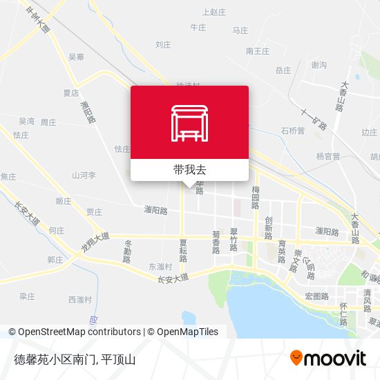 德馨苑小区南门地图