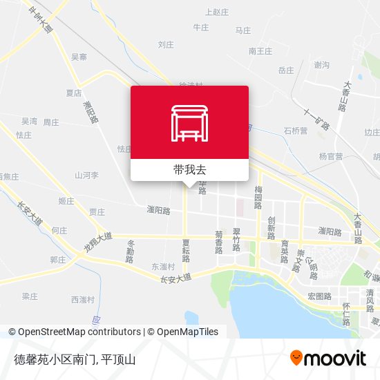 德馨苑小区南门地图