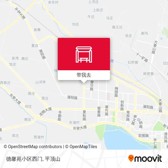 德馨苑小区西门地图