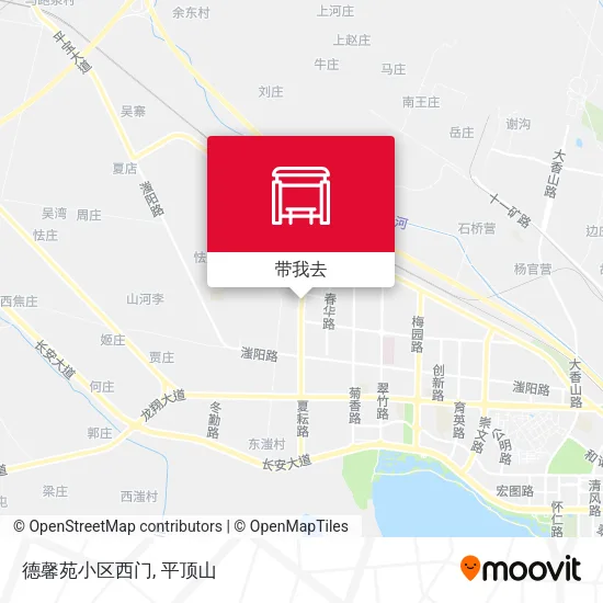 德馨苑小区西门地图