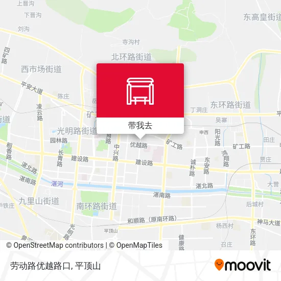 劳动路优越路口地图