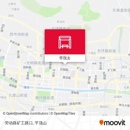 劳动路矿工路口地图