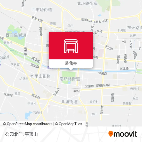 公园北门地图