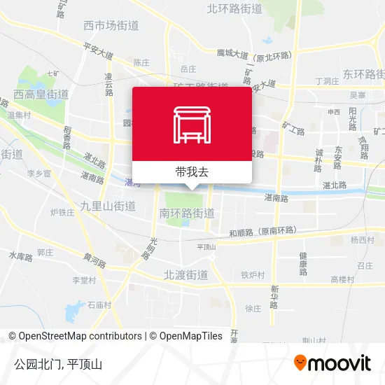公园北门地图